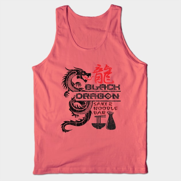 Black Dragon Saki & Noodle Bar Tank Top by silvercloud